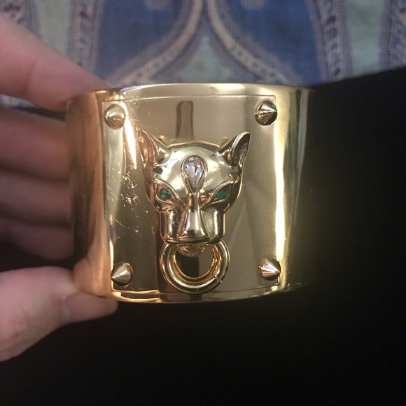 Juicy Couture Jewelry - Juicy Couture Panther Door Knocker Cuff Bracelet